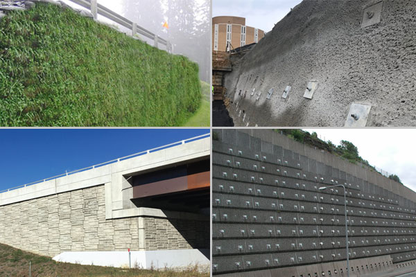 Retaining wall design and its types used on construction