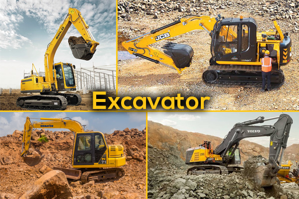 excavator equipment models