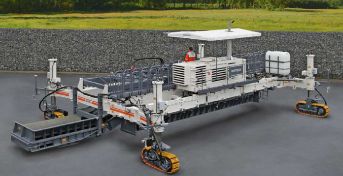 Different types of paver machines for road construction