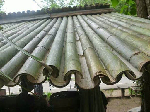 Bamboo roofing sheets