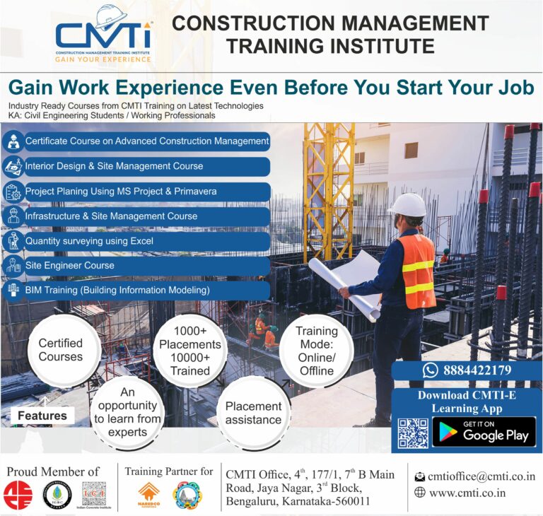 Construction Management Training Institute Offline Training Programs   CMTi 768x730 