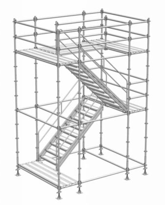 Different types of scaffolding components and types