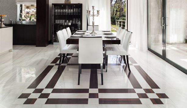 Aesthetic Floor Marble Tiles Design
