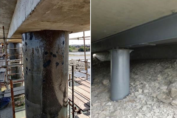 Rehabilitation and structural strengthening of bridge and jetties