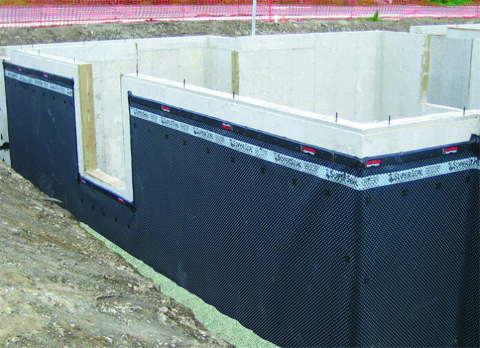 Different applications of waterproofing membrane