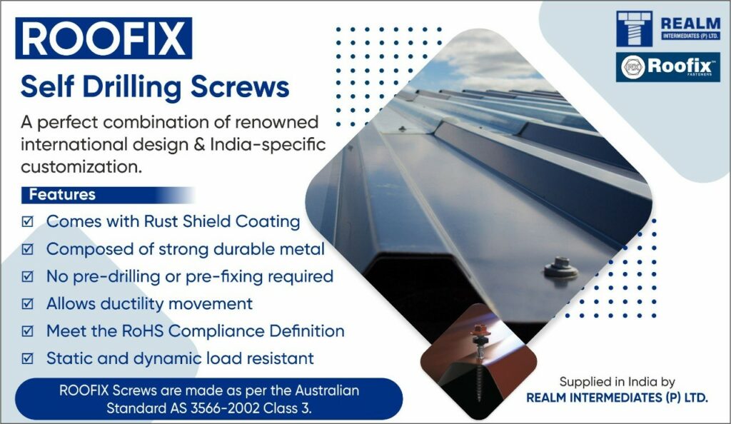 REALM - ROOFIX Self-drilling screw for metal roofing