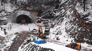 Sela Pass tunnel Construction