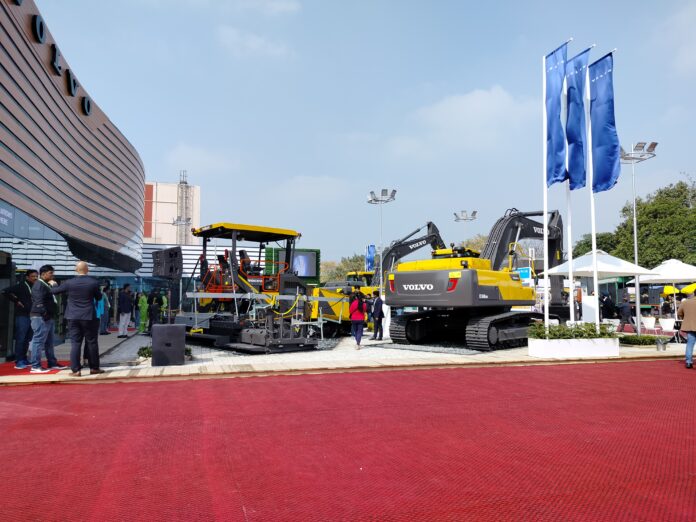 Volvo CE Showcases Electric Compact Excavator at BC India 2023