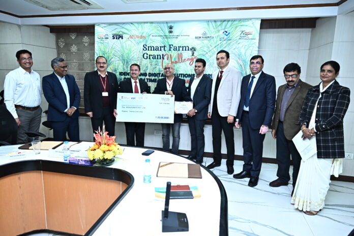 STPI, MeitY award ₹20 Lakh grant to 4 startups for creating solutions in growth of sugarcane harvest