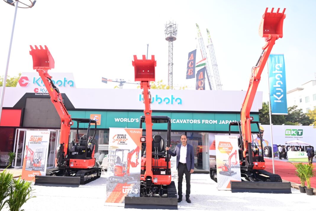 Escorts Kubota showcased equipment range at BC India 2023