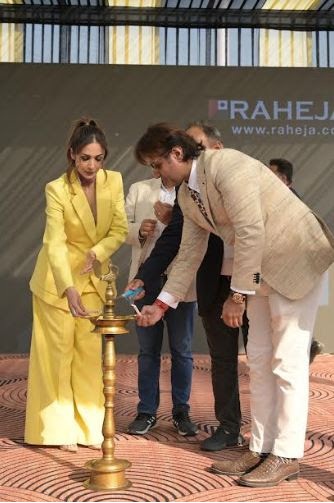 Malaika Arora Graces the Inauguration Ceremony of Raheja Developer's 'World of Plots' Event