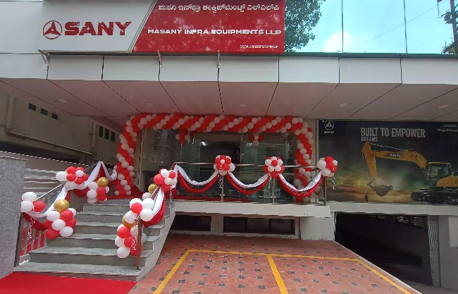 SANY India opens new dealership in Bengaluru Read more at: https://auto.economictimes.indiatimes.com/news/automotive/sany-india-opens-new-dealership-in-bengaluru/98734573