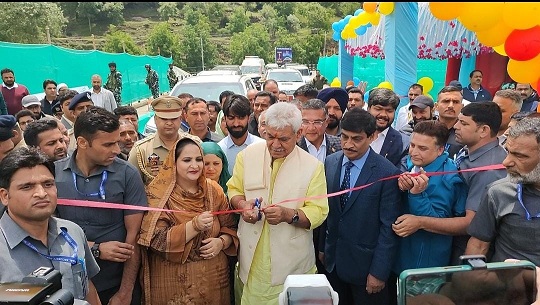L-G inaugurates arch truss bridge on Srinagar-Leh highway