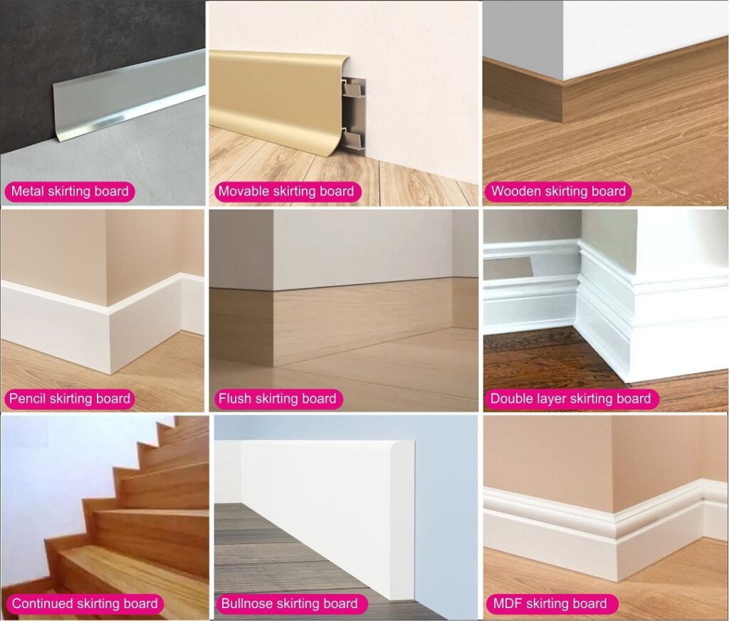 Filomuro skirting  Garofoli  Stairs tiles design Interior stairs Wooden  skirting board
