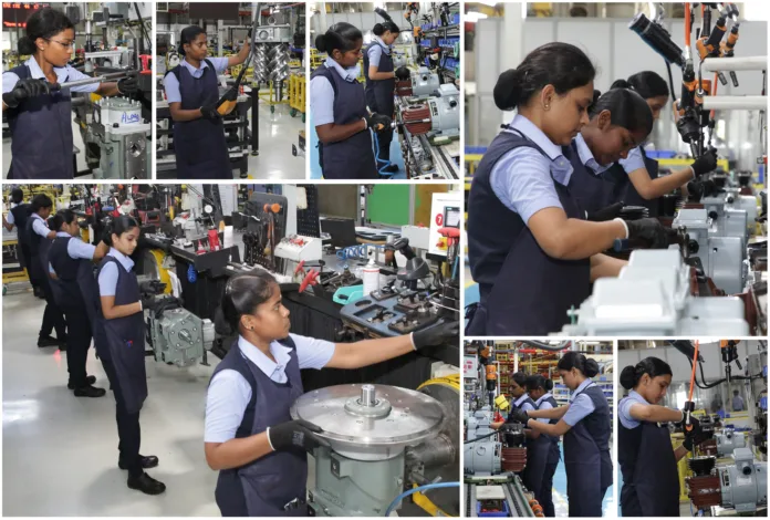 Women in ELGi Production Lines