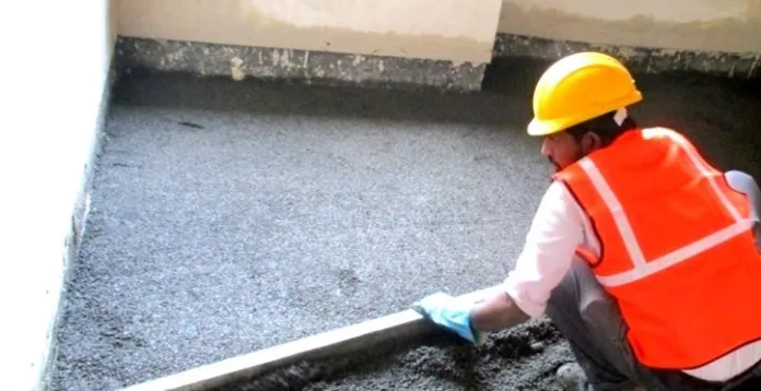 mortar and cementitious slurry for flooring tiling applications