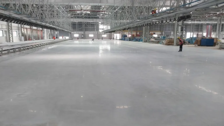 Flooring for manufacturing facilities from light to heavy industries