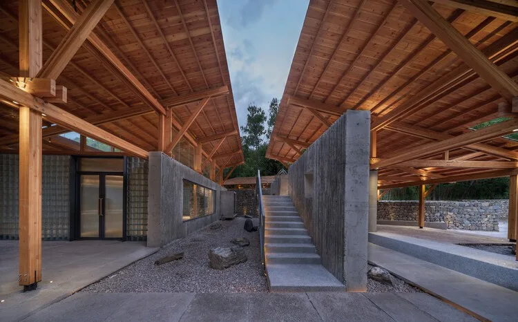 Multifunctional Service Center of Liuba – blend of architectural design & nature
