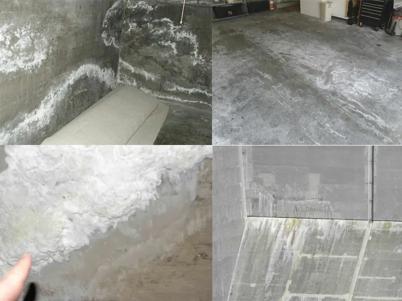 Efflorescence in concrete; causes, prevention and repairing method