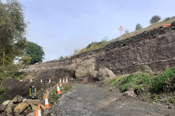 Landslide-Prone Road
