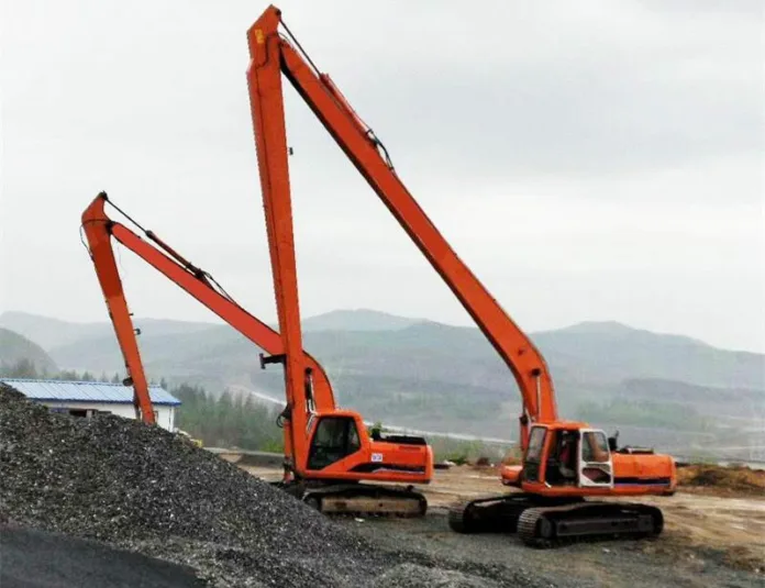 Long reach excavator