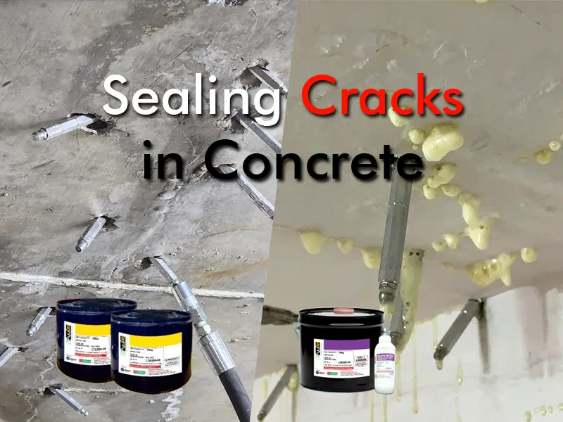 Effective Sealing of concrete cracks with Polyurethane injection systems