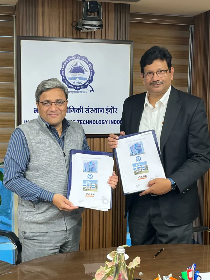 CASE Construction Equipment signs MOU with IIT Indore to set up Centre of Excellence at IIT Indore Campus