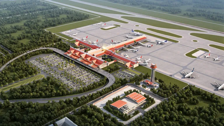 Construction of Techo International Airport in Cambodia Taking Shape