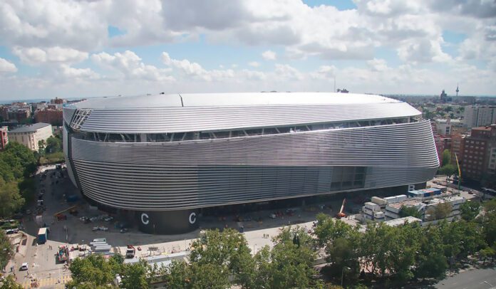 Santiago Bernabéu Stadium in Madrid