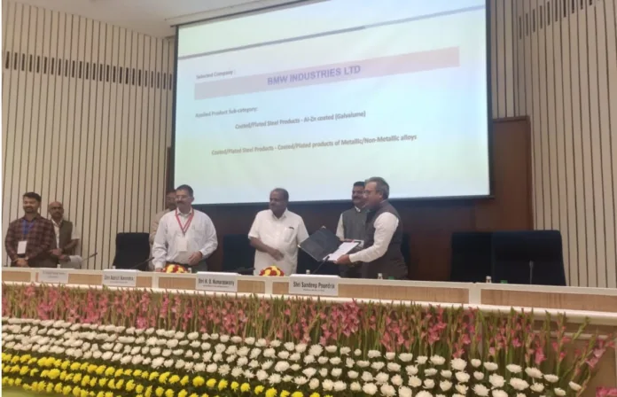 BMW Industries signs MoU with the Ministry of Steel, Government of India, under the PLI 1.1 for Specialty Steel