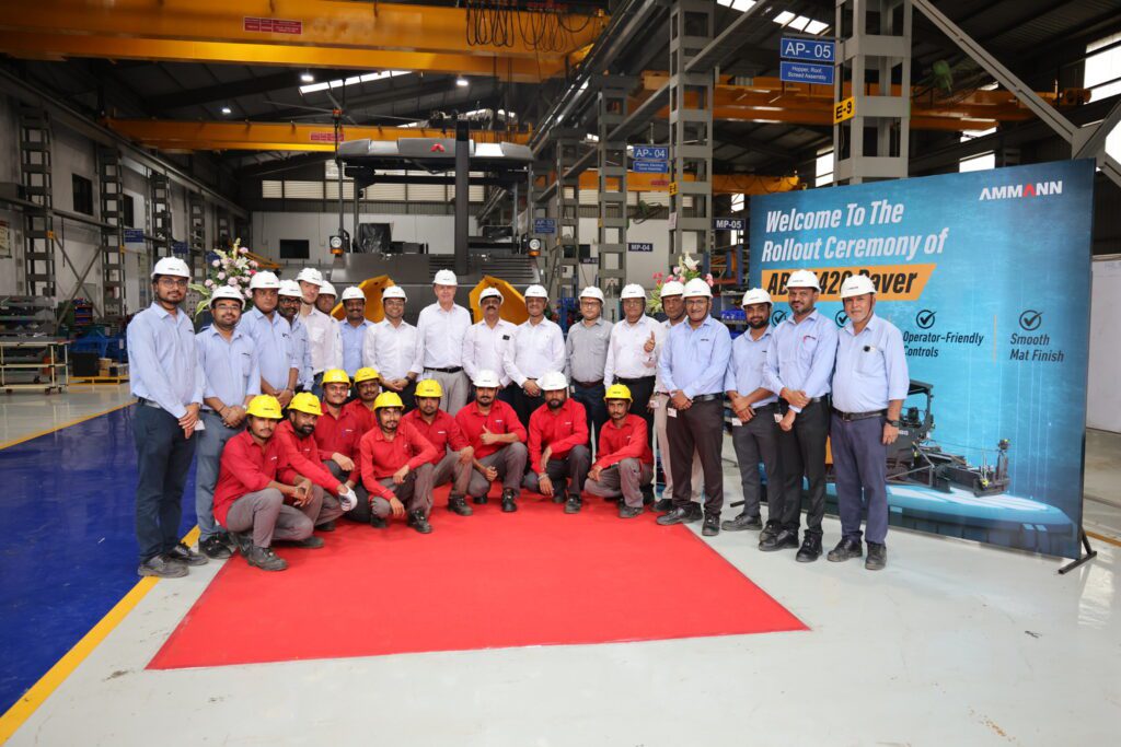 Ammann India delivers first ABG Paver and enhances service infrastructure