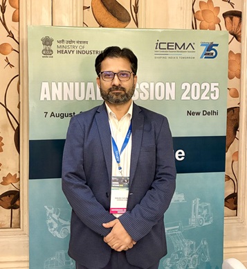 Mr. Shalabh Chaturvedi, Managing Director at CASE Construction Equipment – India & SAARC, elected as Vice President for ICEMA Governing Council (FY2025–27)