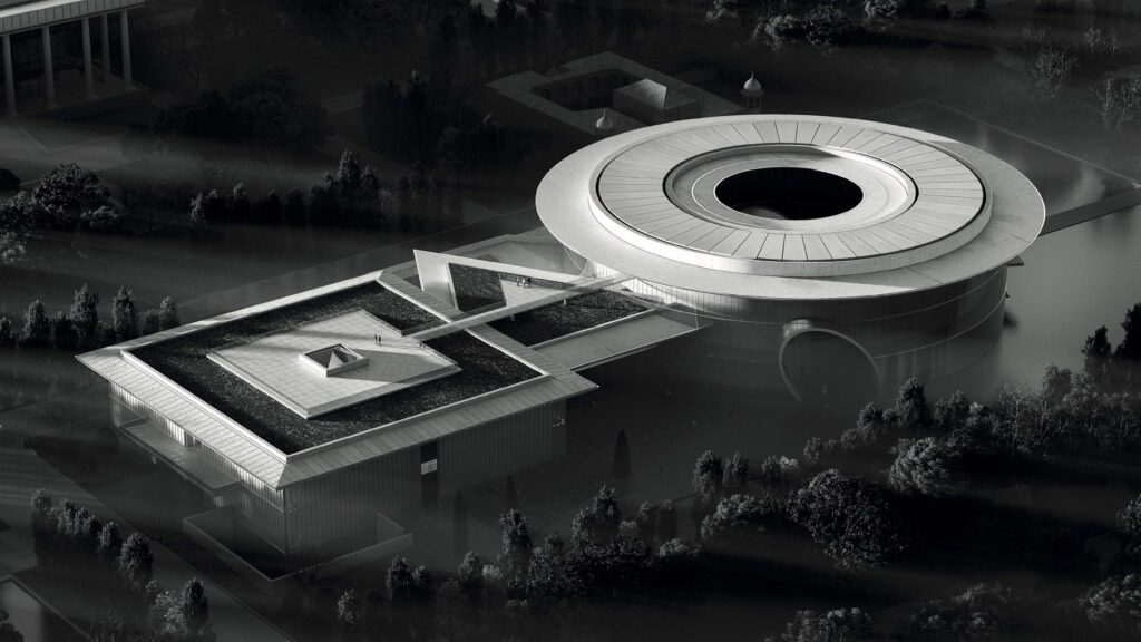 Geometric Forms Shape Uzbekistan National Museum