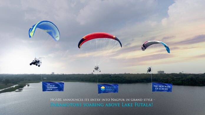 The House of Abhinandan Lodha (HoABL) Makes a Grand Entry into Nagpur with a Spectacular Aerial Display Over Futala Lake 