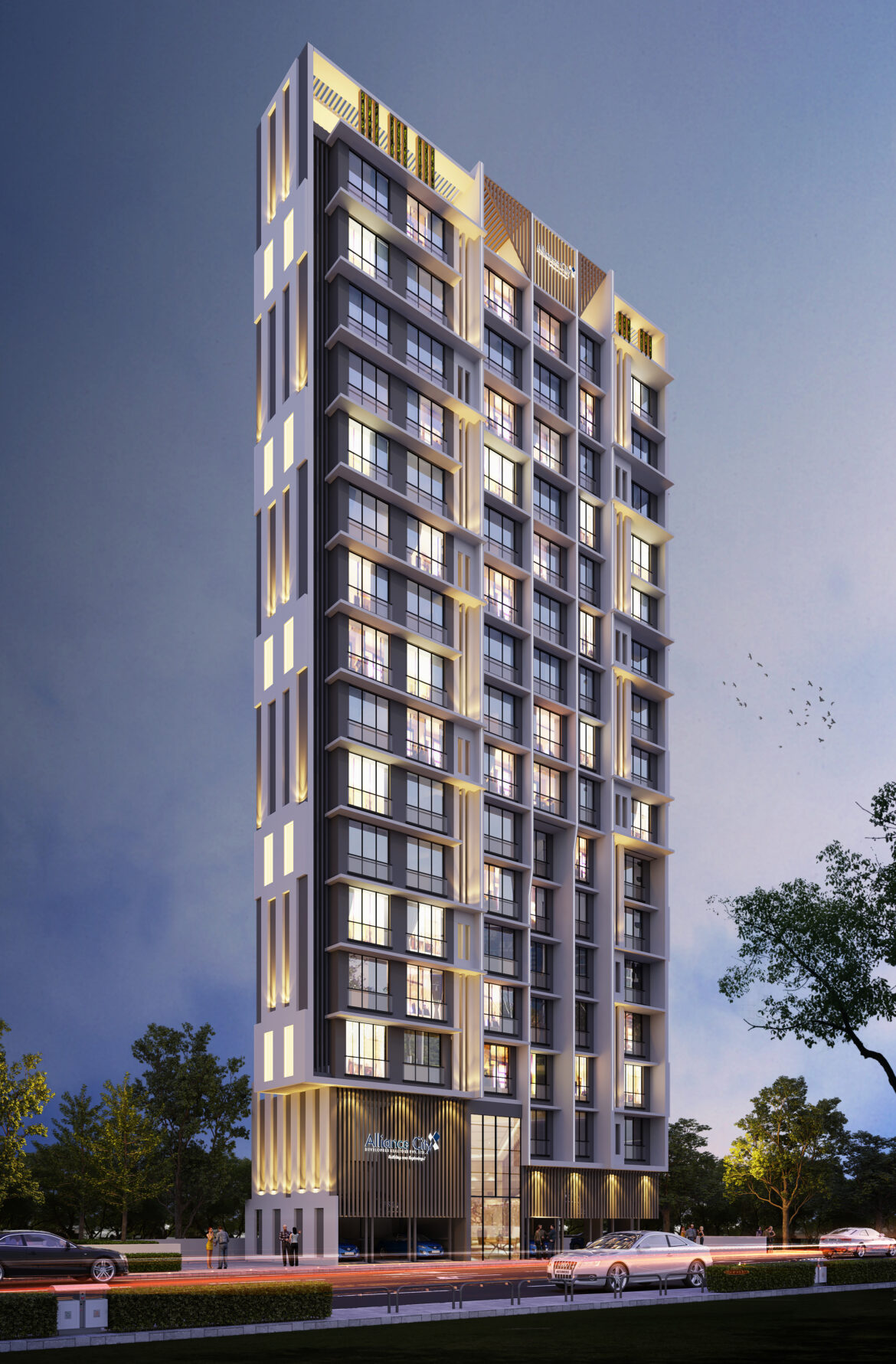 Alliance Eternis - Eye Level View Night