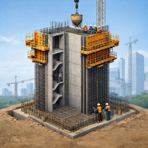 Core Wall Construction Techniques & Best Practices in Skyscrapers