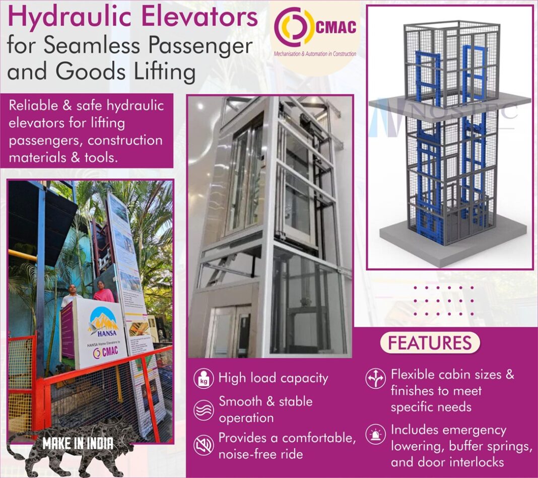 Smart Hydraulic Elevators for Diverse Applications