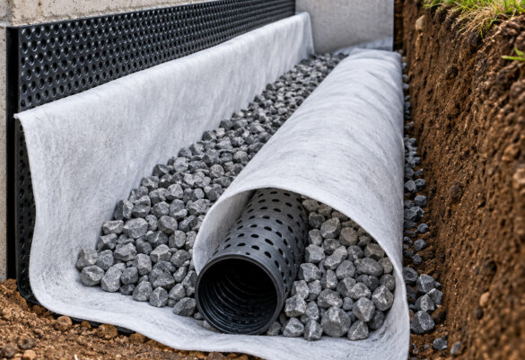 Geotextile Drainage System