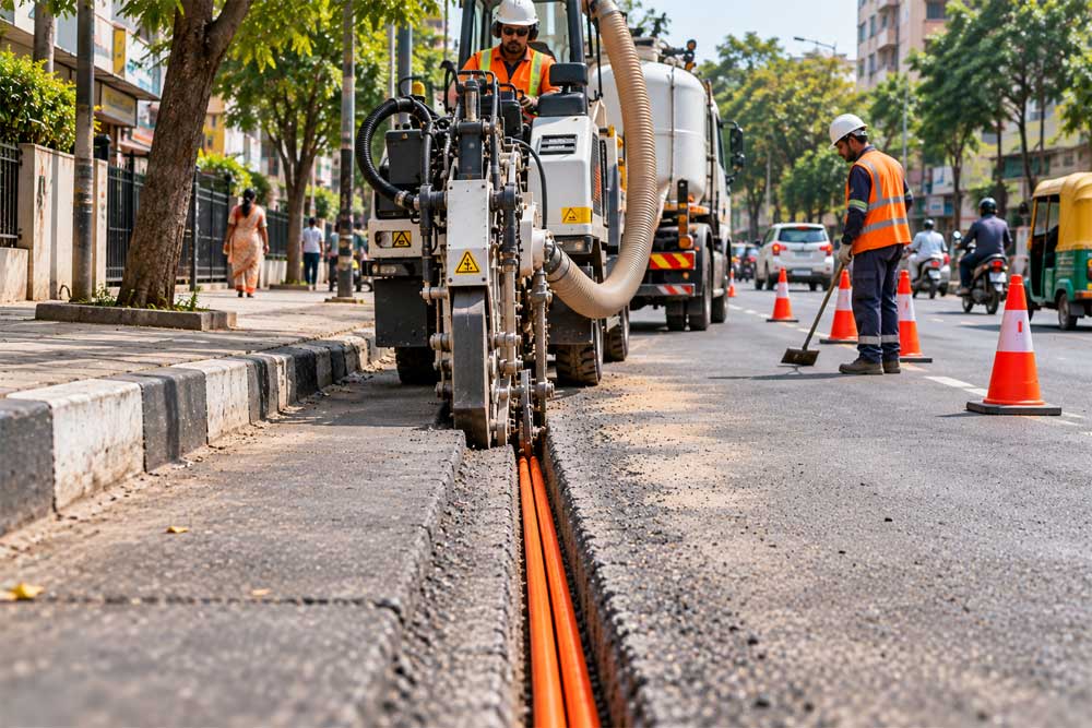 Microtrenching